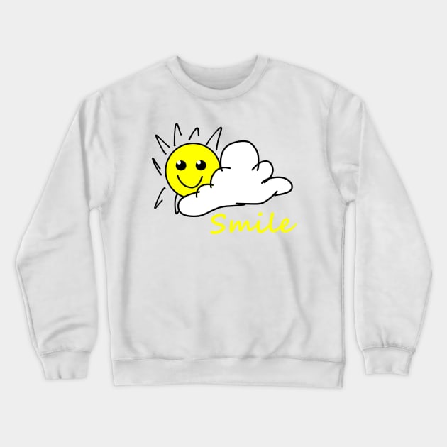 Smile sunshine Crewneck Sweatshirt by andersonartstudio